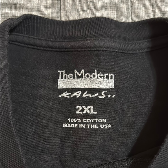 KAWS Where the end Starts Black Graphic T-Shirt - Picture 2 of 4